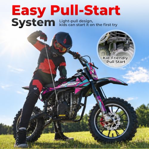 Image of FRP FX40 Gas Dirt Bike For Teens 40cc 4-Stroke Dual Disc Brake Off Road