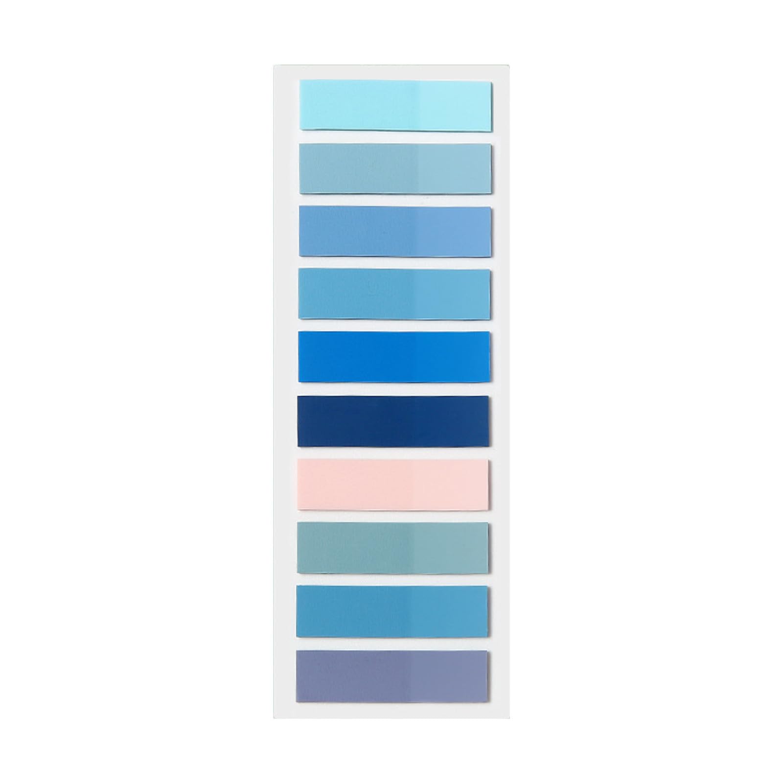 Elnwnnkc Simple Sticky Note Adhesive Pad Colourful Indexes Tabs Aesthetic Memos Pad Indexes Sticker for Colourful Notes
