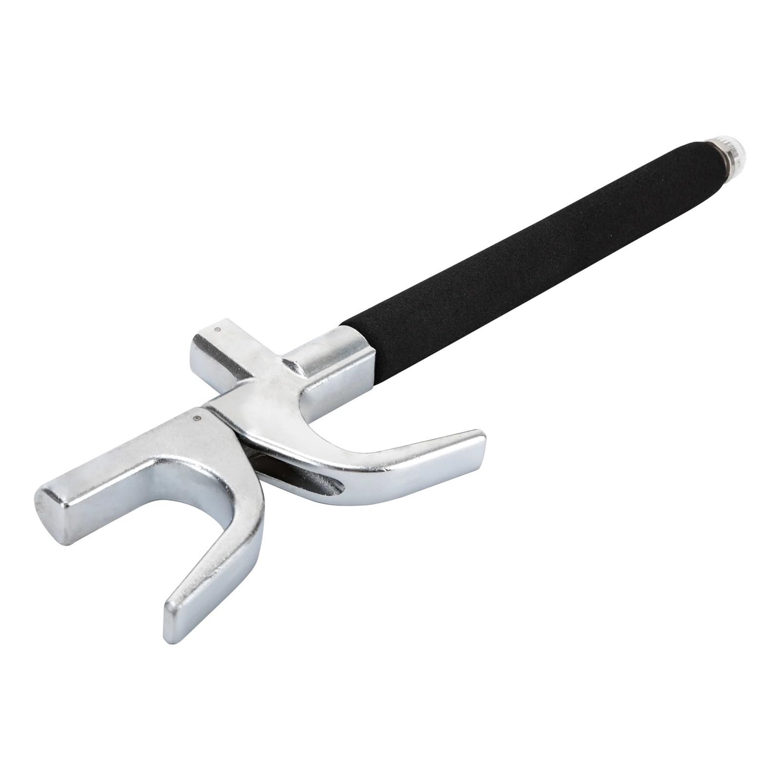 Steering Wheel Lock Steering Wheel Lock Anti-Theft Retractable Car Security Device with Double Hook & Adjustable Length Car Anti-Theft Locks
