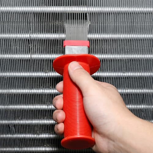 HVAC Lamellenkamm für die Reinigung von Kondensator und Verdampfer Heizkörper geeignet als Klimaanlagen Kondensator Bürste universeller Kühlerreiniger Lamellenreiniger für effektive Kühlleistung