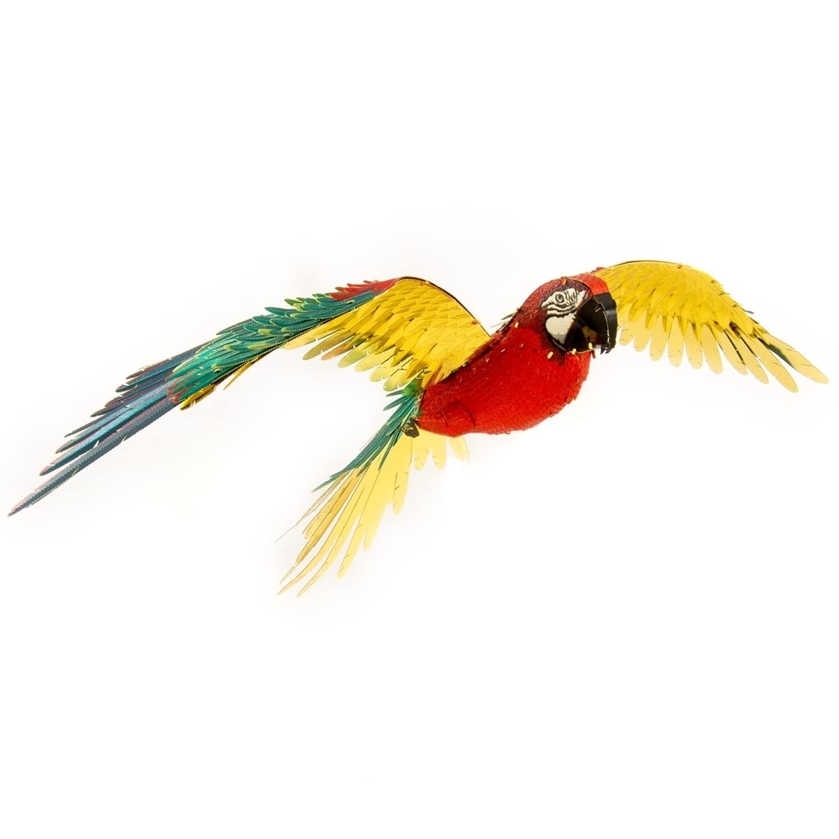 Fascinations Metal Earth Premium Series Jubilee Guacamayo Parrot Kit de modelo de metal 3D con pinzas