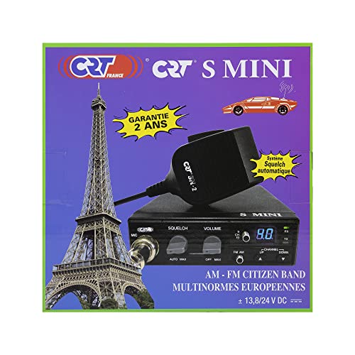 Radiosender CB CRT S Mini Dual Voltage, 12/24V, 4W, mit ASQ, AM-FM