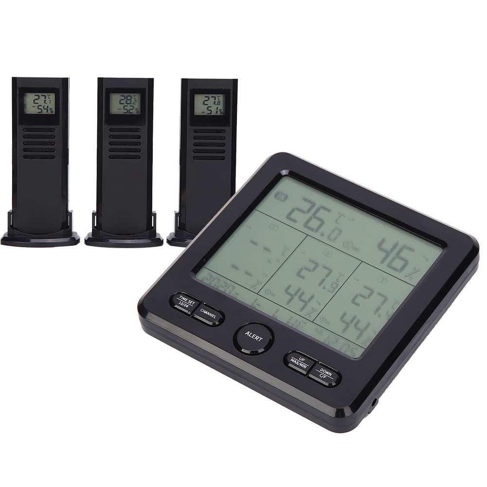Czujnik zewnętrzny TS‑6210 bezprzewodowy miernik temperatury meteorologicznej z wyświetlaczem LCD do stacji pogodowej
