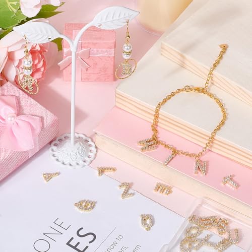 Pendentifs majuscules alphabet dorés pour créer un cadeau personnalisé unique - 4