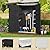 KINYING Outdoor Vertical Storage Shed,57 Cu.ft Outdoor Storage Cabinet Waterproof,Resin Sheds & Outdoor Storage Clearance for Garden,Patio,Backyard,Lockable (Black)