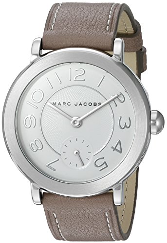 Marc Jacobs Women's Riley Cement Leather Watch - MJ1468