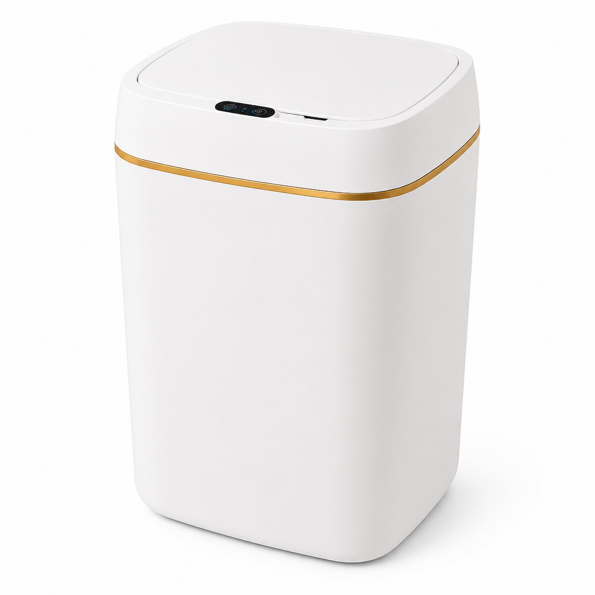 Lixeira Automática com Sensor de Movimento 14L Litros Branca – Tampa com abertura