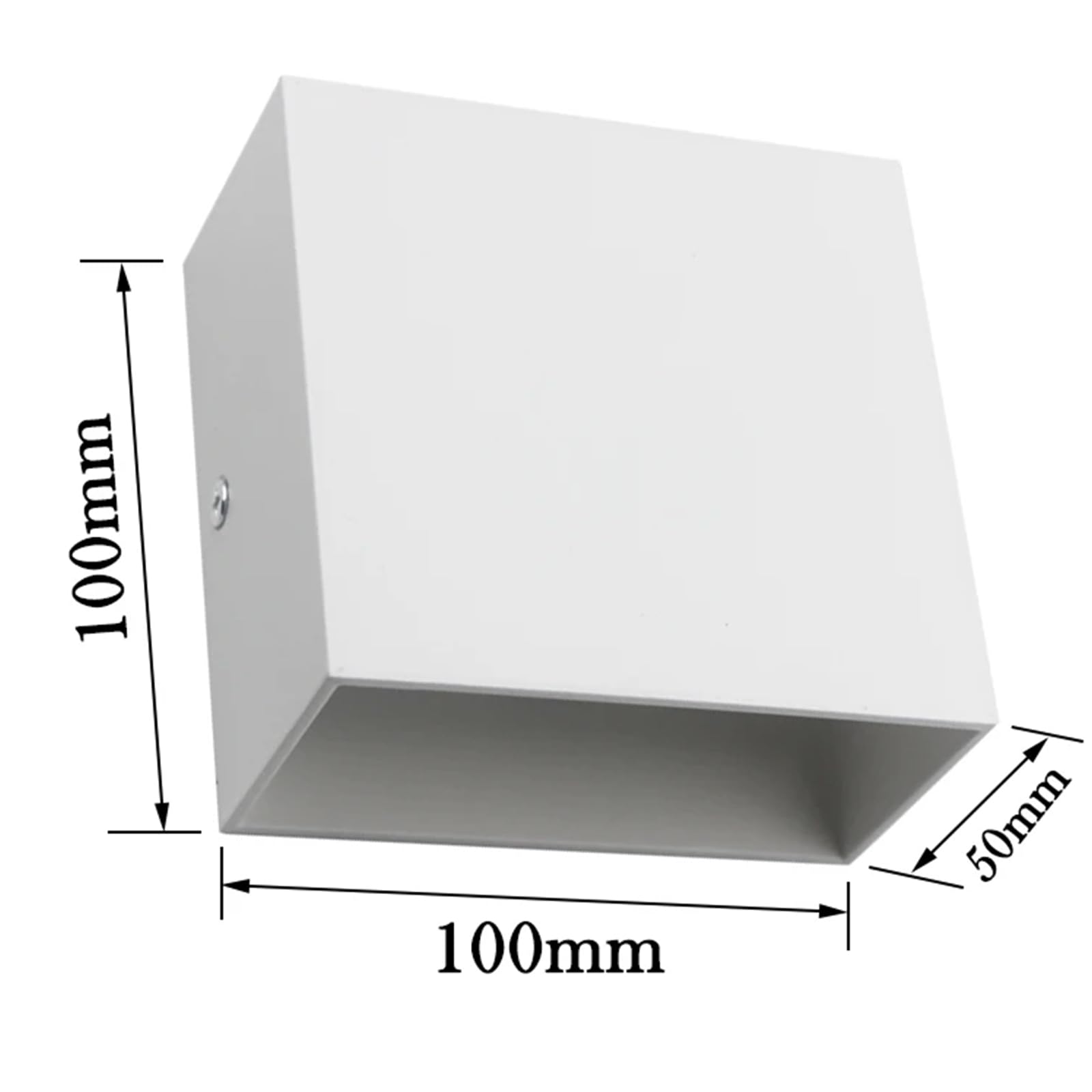 Voltix Set di 2 Applique da Parete LED per Interni, 12W Bianco Naturale, Lampada da Parete Moderna, Illuminazione per Soggiorno, Camera da Letto, Corridoio (Luce Naturale-4000K)