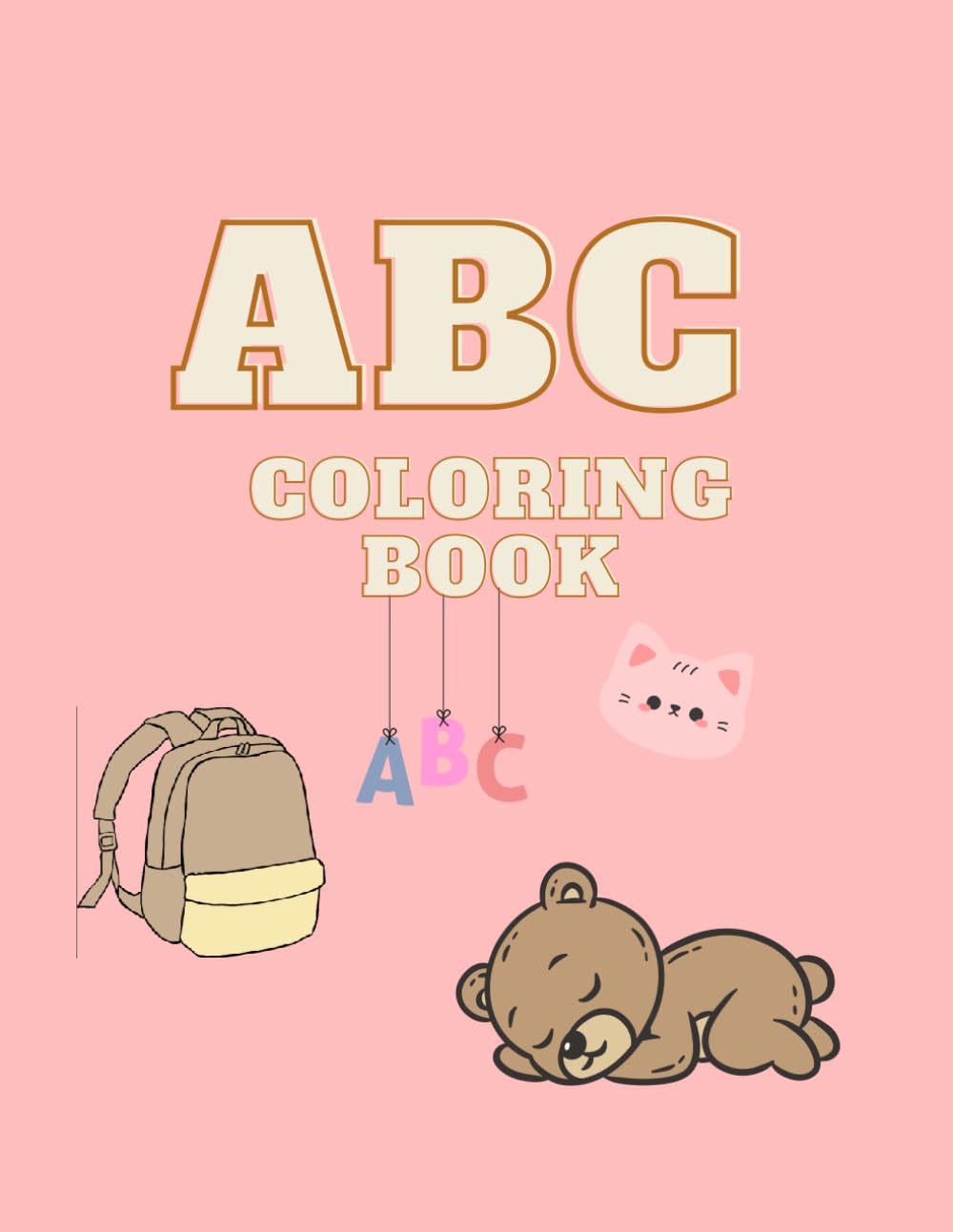 ABC Coloring Book - Animals and foods to learn Alphabet and have fun coloring for children: Fun coloring book to learn alphabet