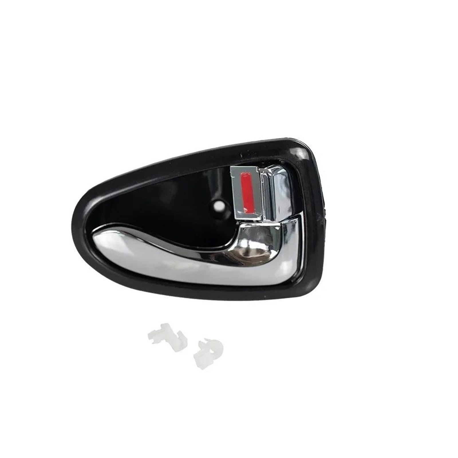 LVXVMOZEOK Interior Door Handle Armrest for Hyundai for Accent for Verna 2000-2006 Car Inner Door Handle Black Chrome Interior 8262025000(Chrome Right)