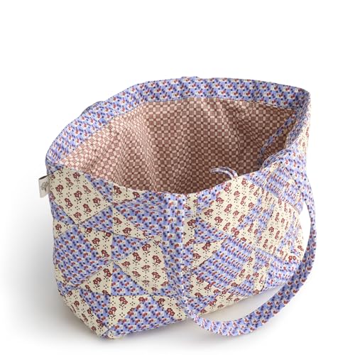 Image of Vera Bradley Women's Premium Cotton Small Hathaway Tote Bag