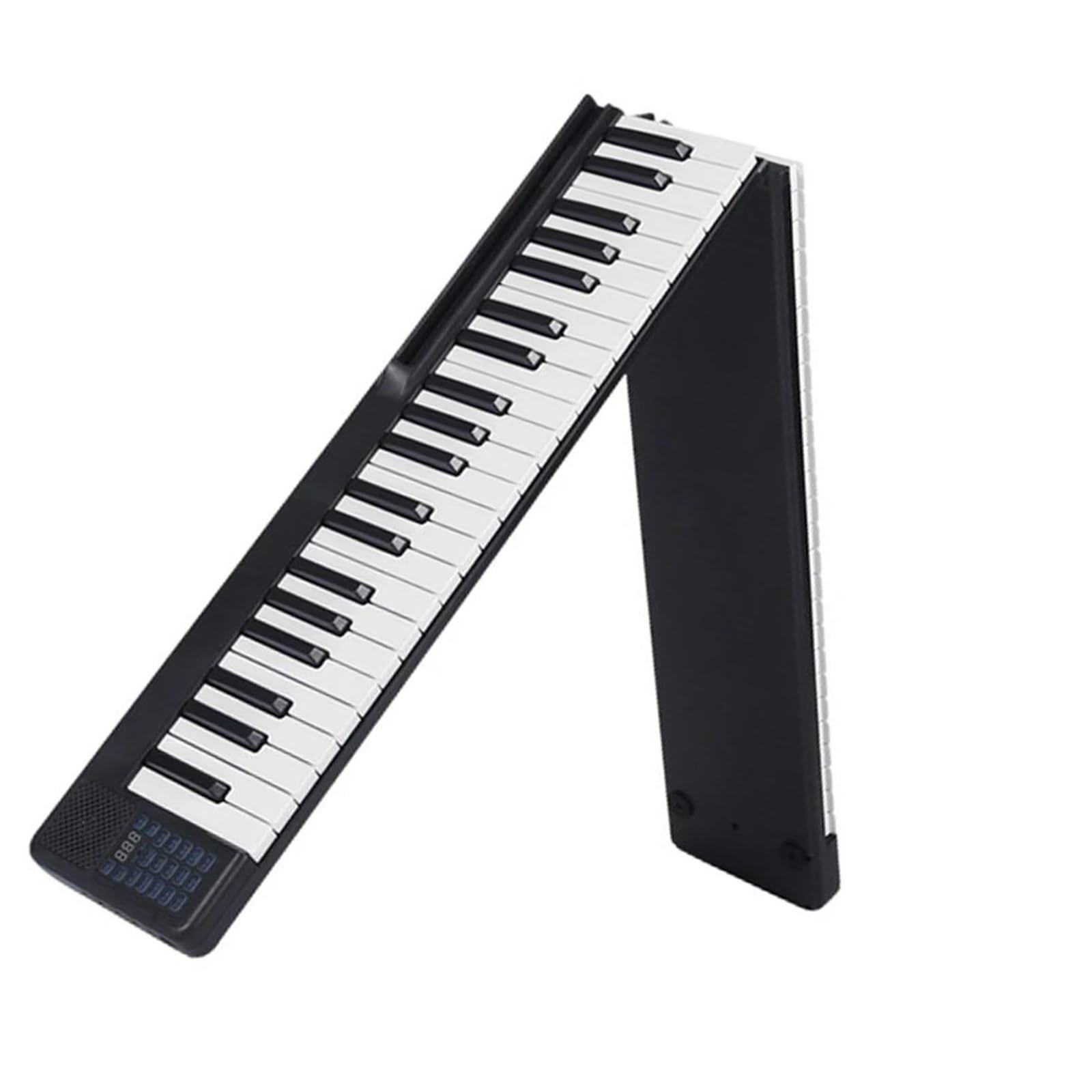 Tastiera Elettronica Pianoforte Digitale Pieghevole Portatile Da 88 Tasti, Tastiera Elettronica Multifunzionale Per Pianoforte(Black)