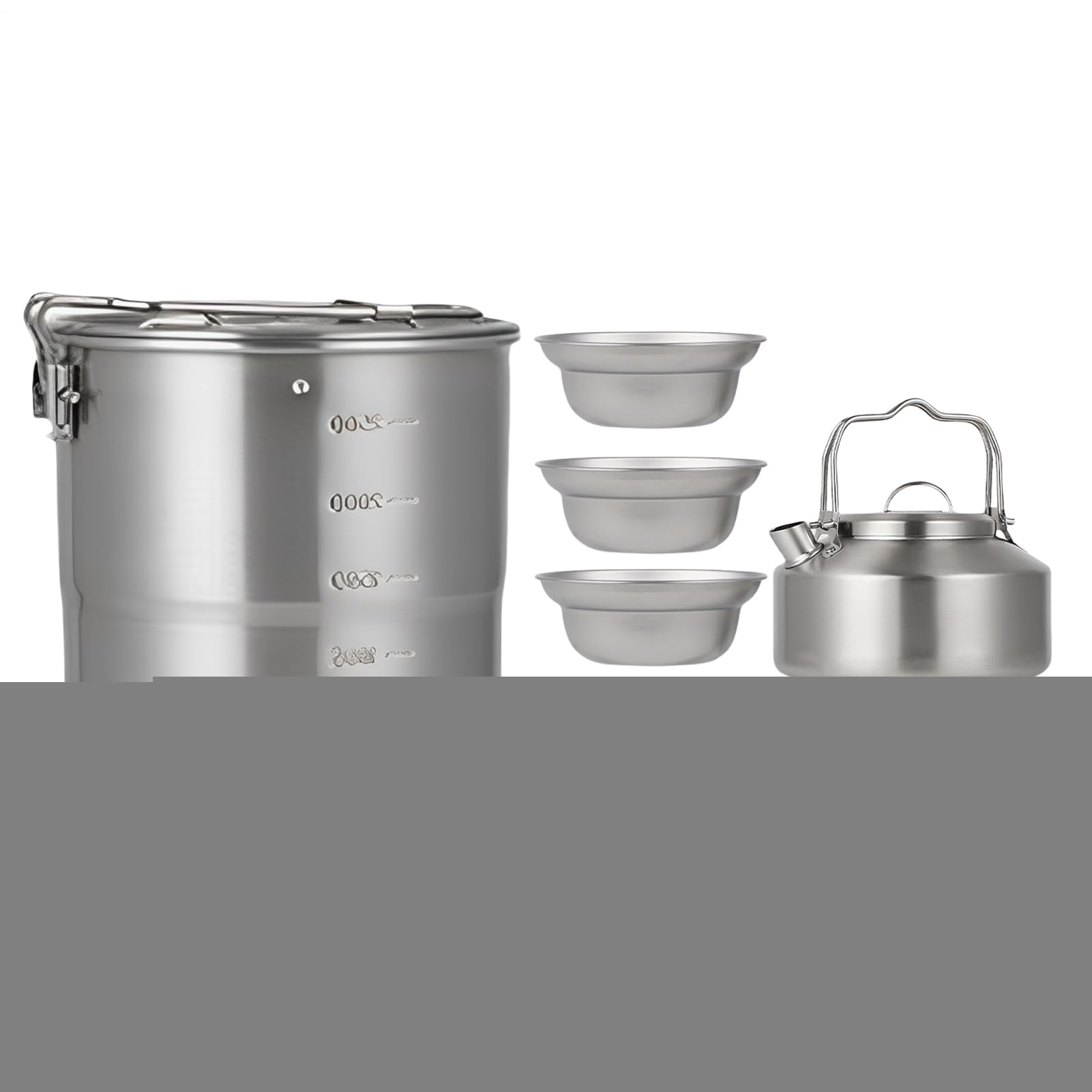 Ensemble de cuisine de randonnée, kit de cuisine de camping | Équipement de survie léger pour famille, pique-nique, voyage, jardin, pelouse, randonnée en plein air