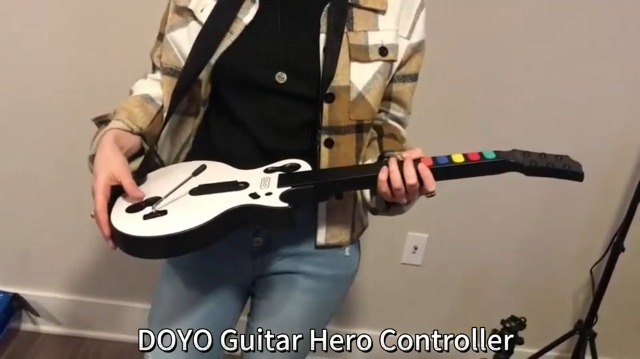 Amazon.com: DOYO Wireless Wii Guitar Hero Controller for guitar