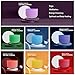 FMTY Perfect Pitch(±10HZ) Color crystal singing bowl set meditaion chakra singing bowl set of 7pcs 6-12inch with Two travel bags and 7 soft bags for sound bath bowl (432HZ Color 6-12inch 7PCS)