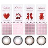 りんかちゃんプロデュース 1DAY 水光 カラコン 《4色展開》 Linkiss リンキス TeAmo【度なし】 14.5ｍｍ 1DAY チュチュチェリー 【10枚入り】_0.00