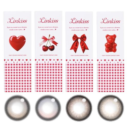 りんかちゃんプロデュース 1DAY 水光 カラコン 《4色展開》 Linkiss リンキス TeAmo【度あり 度なし】 14.5ｍｍ 1DAY チュチュチェリー 【10枚入り】_0.00 - TeAmo(ティアモ) - 商品画像