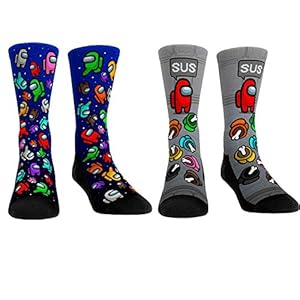 2 paar onder ons sokken – Imposter Game Sokken Onder ons of Mannen Vrouwen Jongens Meisjes Unisex