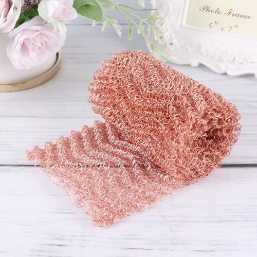 Malla de cobre de alta resistencia para roedores, pack de 2 rollos duraderos 7