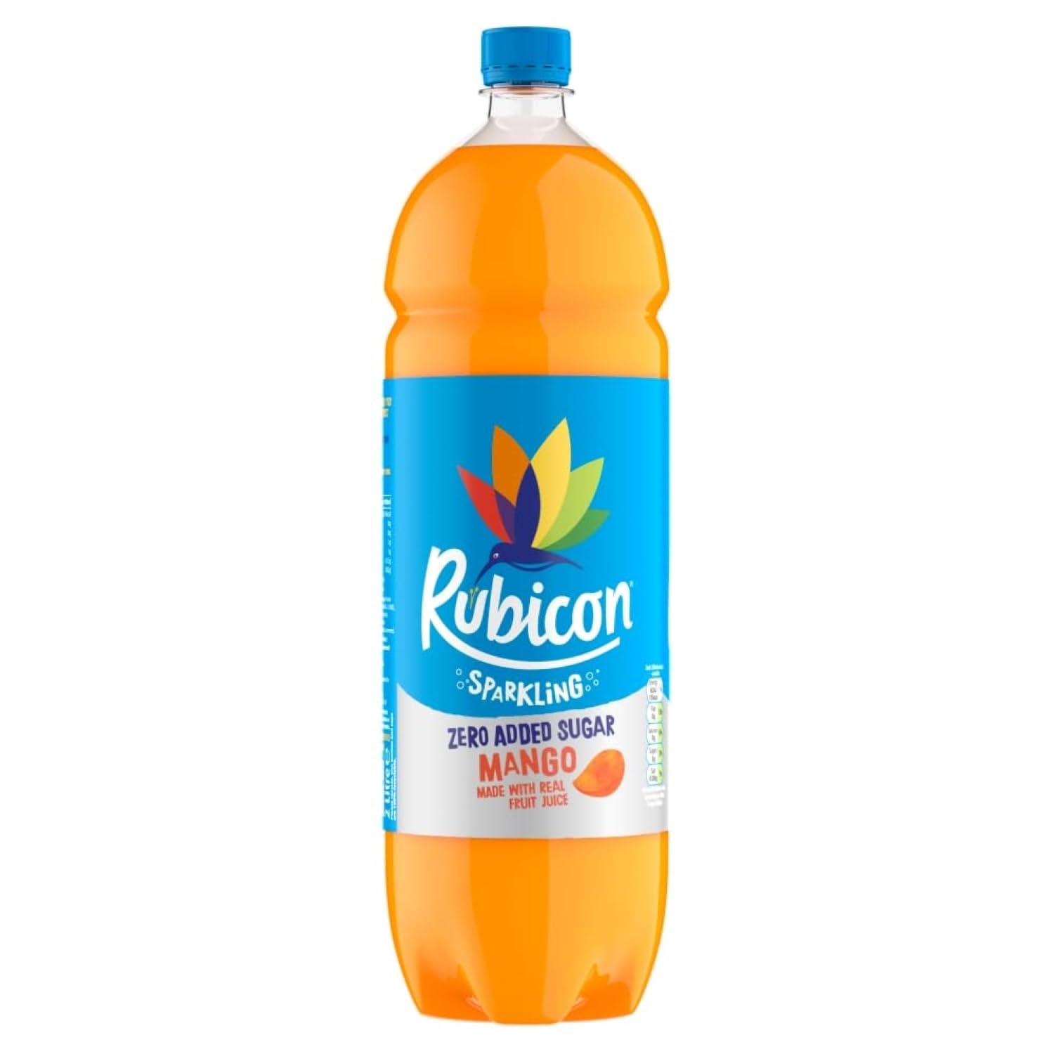Rubicon 24 Pack Sparkling Mango Flavoured Fizzy Drink with Real Fruit Juice, Handpicked Fruits for a Temptingly Intense Taste "Made of Different Stuff" - 24 x 330ml Cans — view 18