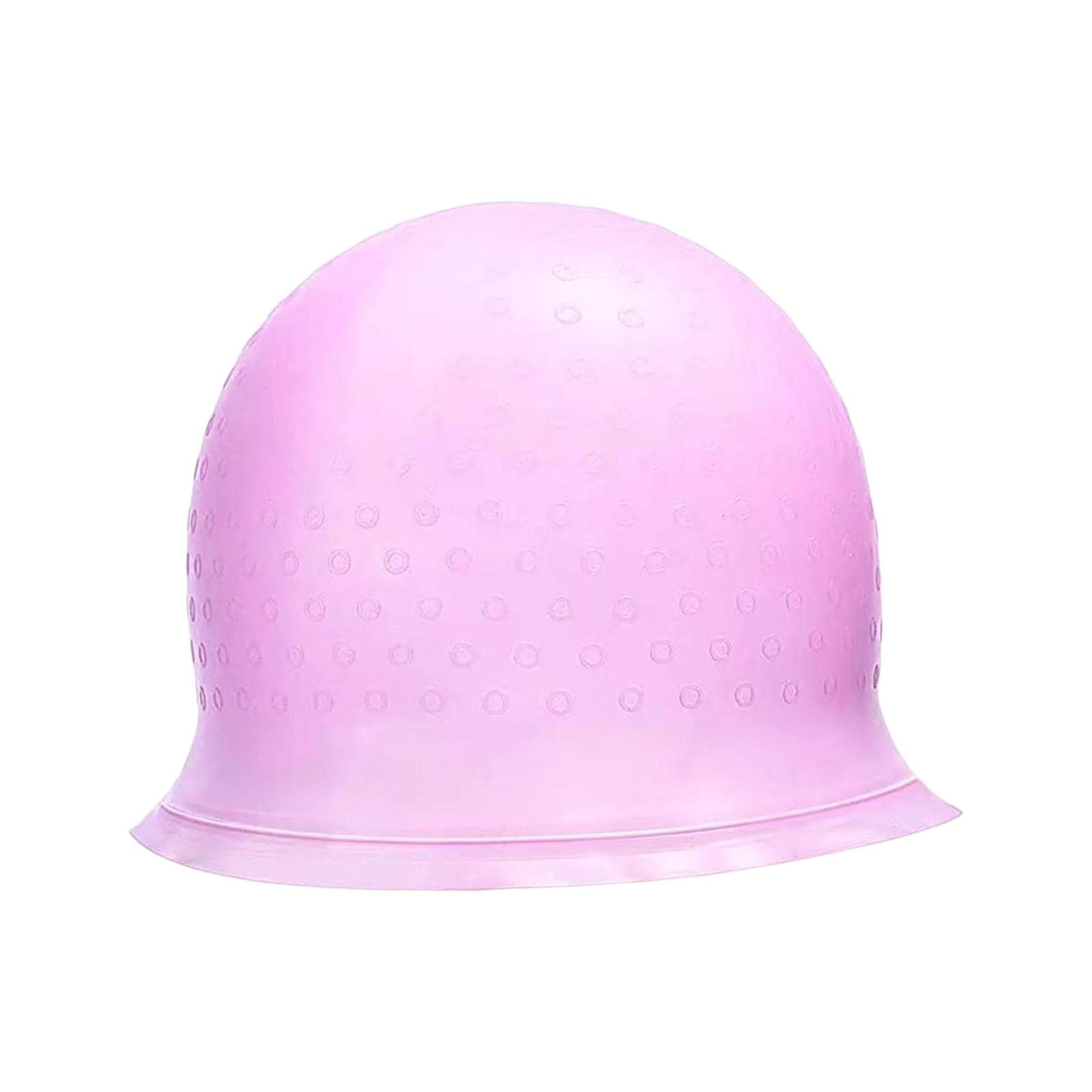 FASHIONMYDAY Fashion My Day® Silicone Highlighting Cap Hair Dye Coloring Hat Adjustable DIY Reusable Soft Pink | Hair Color-picture-31