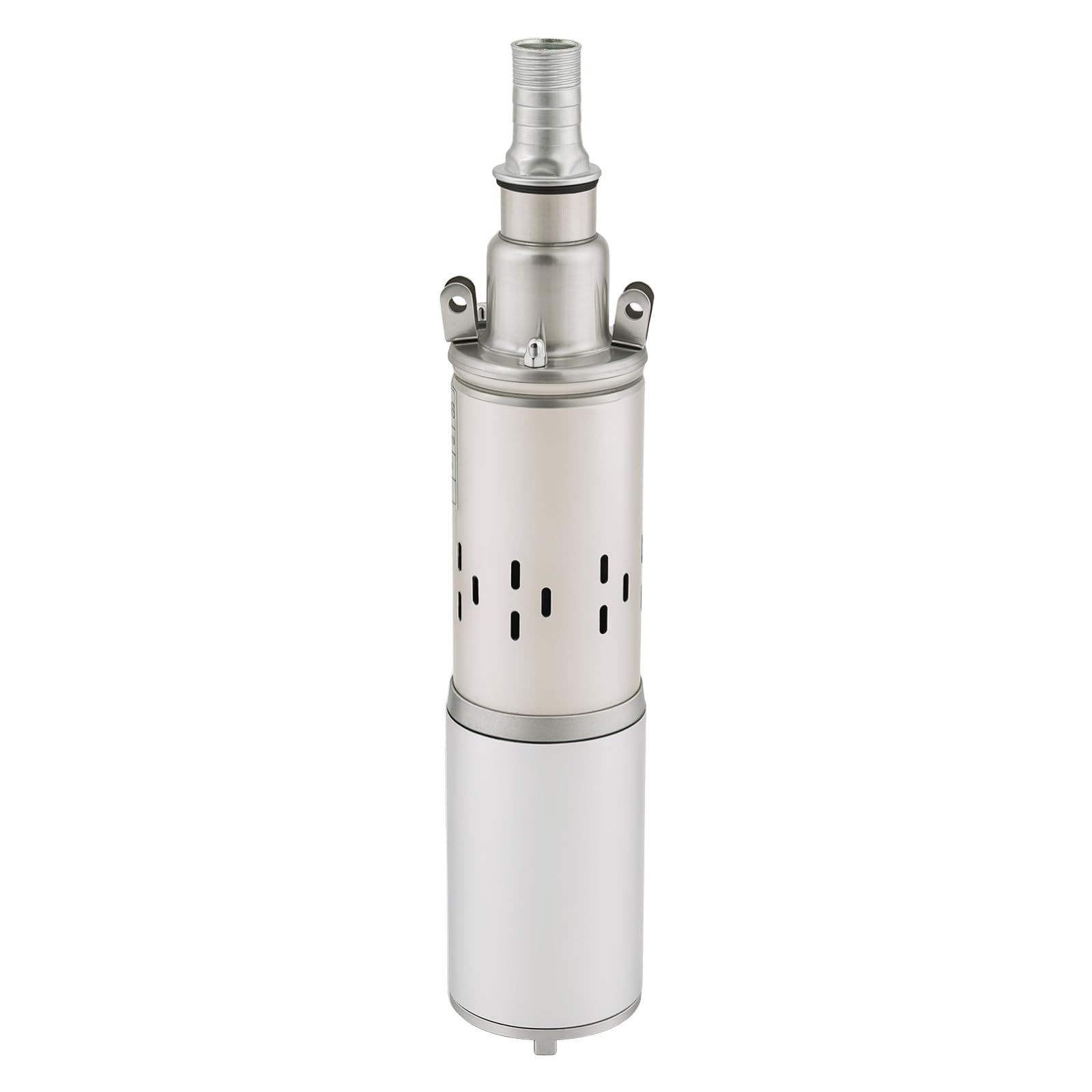 Pompa ad acqua solare profonda, 200 W, in acciaio inox, 24 V, cavo da 17 m