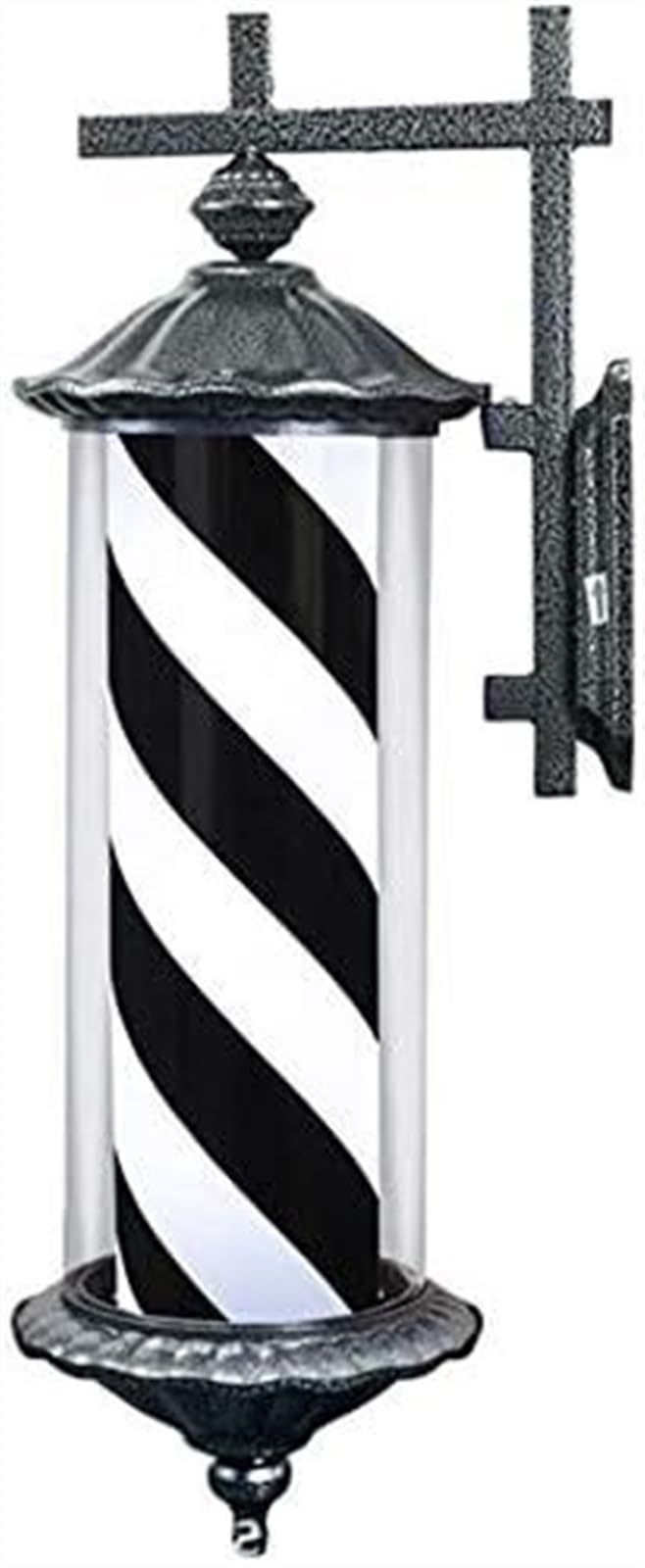 Poteau de salon de coiffure rotatif haut de gamme ELzEy luminaire mural à LED design