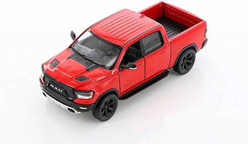 Miniatura 1 de Dodge Ram 2019 Carmesí Rojo 1500 Pickup Truck146 O Scale Camión Diecast Truck