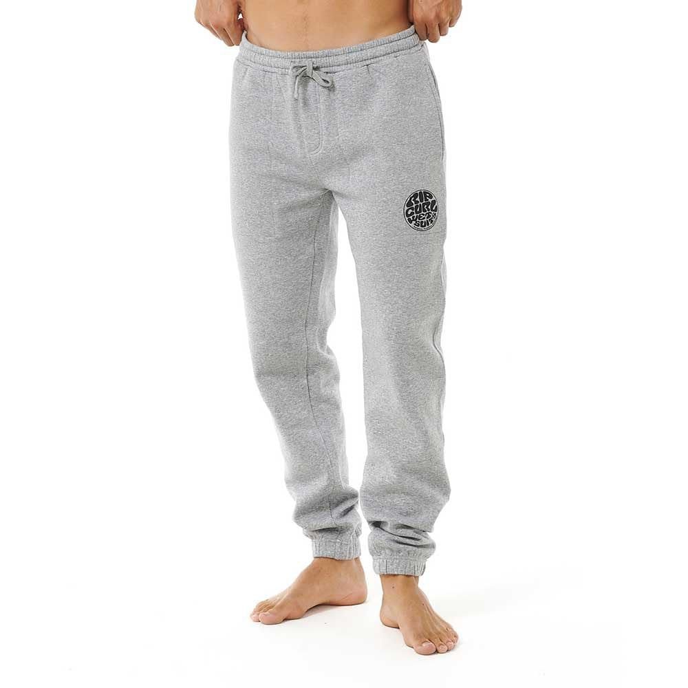 Rip Curl Men's Grey Marle Icons Of Surf Track Sweatpants, Large