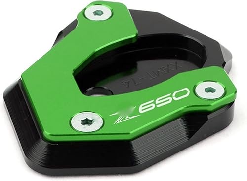 Vista 11 de Tablero de extensión para Kawasaki Z650 Z900 Z900RS Z1000 Z1000SX ZX-6R ZX-10R ER-6N ER-6F extensión de motocicleta Soporte lateral CNC