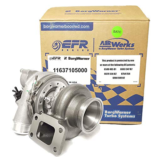 Borg Warner Efr 7163 Turbo 11637105000 W T3 .63 Ar 3 V-band  2.5 Comp Hsg