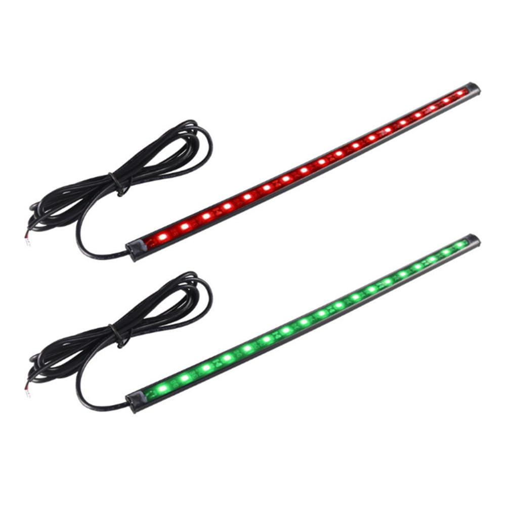 MiOYOOW Luz LED de navegación marina, luces LED proa para barco 12 V, tira de nocturnas impermeables para barcos, kayaks y yates.