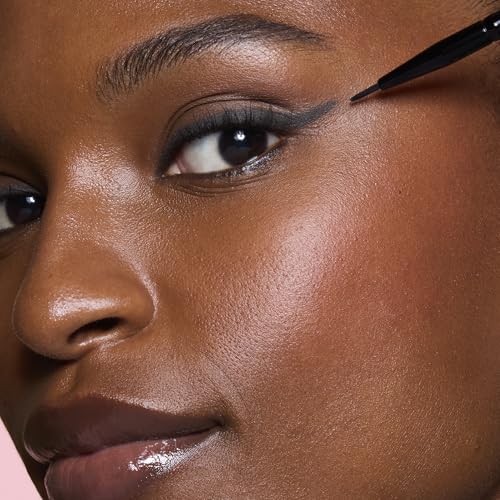 e.l.f. Ultra-Fine Eyeliner Brush, Pointed Tip For Creating Clean, Crisp Eye Makeup Looks, Use With Liquid, Cream & Kohl Formulas, Vegan & Cruelty-Free - image 3