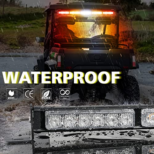 Image of 30 inch LED Chase Light Bar UTV Rear Chasing Light w /Turn Signal Brake Reverse Lights Offroad Roof Strobe Warning Light for UTV SXS Can-Am RZR Kawasaki Yamaha Honda Trucks