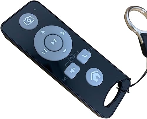 Miniatura 3 de Control remoto multimedia BT para reproducción de música, pausa, siguiente, prevtrack, volumen, arribaabajo, toma de llamada, instantánea, silencio,