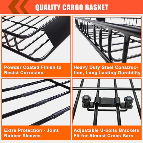 MeeFar Roof Rack Carrier Basket