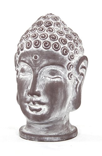 DECOLINE Deko Figur Buddha Kopf groß - 26cm - 1 Stück