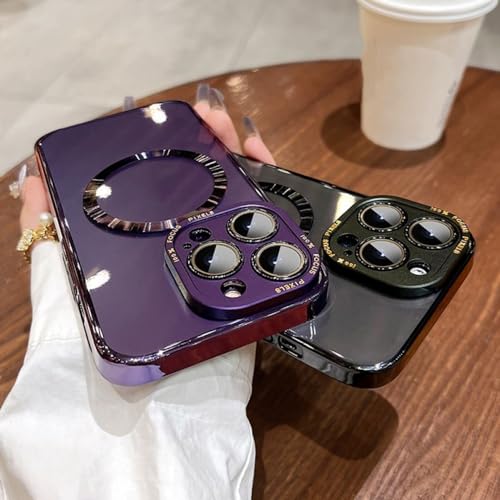 Coque acrylique iPhone 15 Pro Max avec protection objectif titane chic