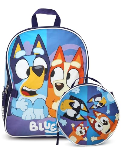 Fast Forward Bluey 15'' Kids Backpack and Lunch Bag Set 2 Piece