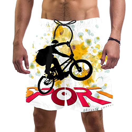 Sport short de plage et maillots de bain homme pour vélo actif