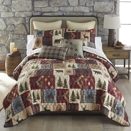 Donna Sharp Woodland Patch Queen Quilt Set, 90" x 90"