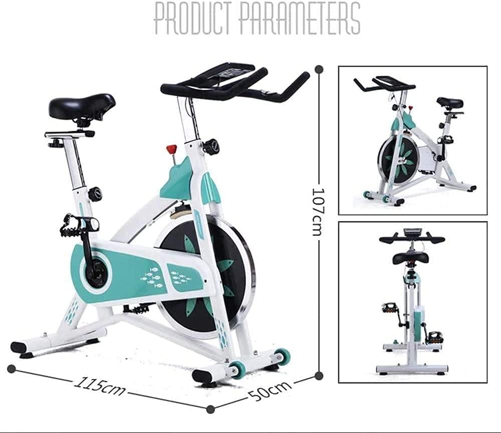 Rower treningowy domowy, wyjątkowo cichy rower spinningowy z pedałami, profesjonalny sprzęt do ćwiczeń odchudzających w pomieszczeniach, regulowany uchwyt, czujnik tętna