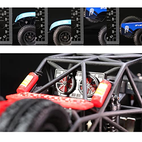 Image of FunXylophy RC Sport Racing Drift Car, 1 /32 2.4G Mini RWD RC Electric Straight Bridge Off-Road Short Truck Model (KIT Version /Red)
