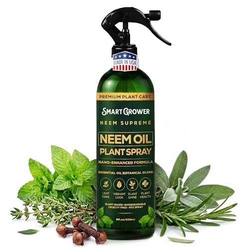 Neem Oil Spray for Plants Botanical Blend – Plant Wash with Natural Essential Oils, Simple Ready-to-Use...