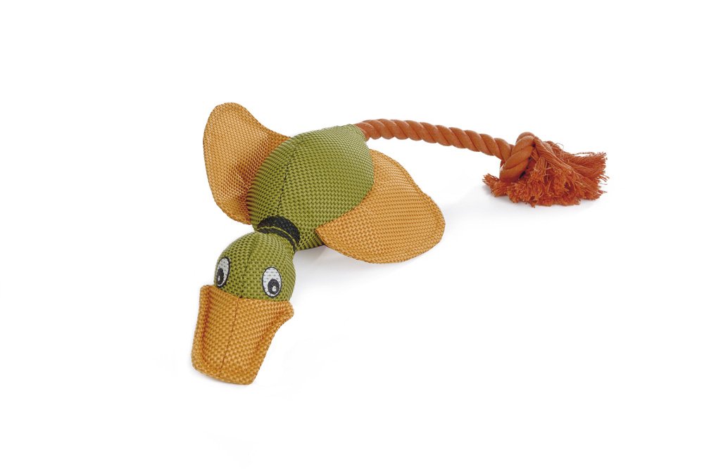 Beeztees Köpek Oyuncağı Ördek, Kanvas, Sarı, 45x20x6,5cm