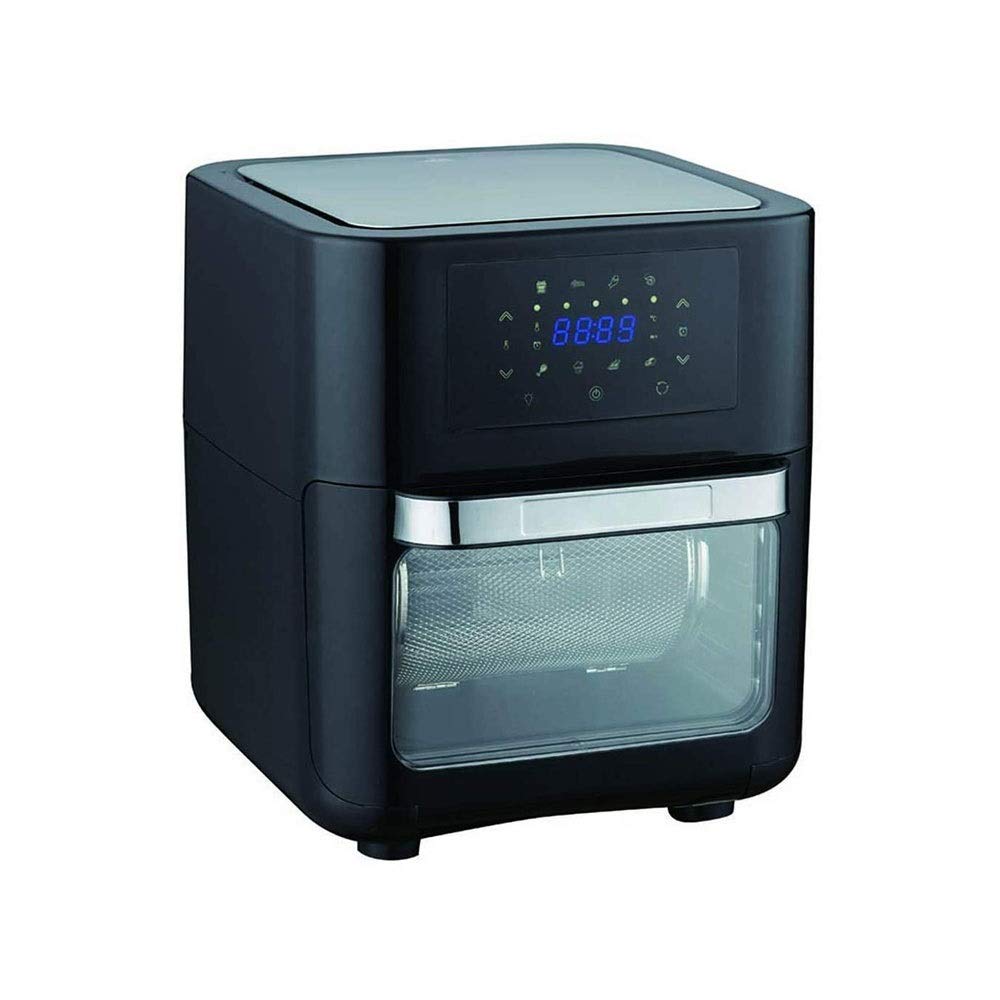 10.6qt Digital Air Fryer, four à grille-pain et cuisinière d'otilless, 1700W, écran tactile à LED, panier détachable antiadhésif, four à comptoir de 10 en 1 avec déshydrateur et rôtissoire, 6 acc