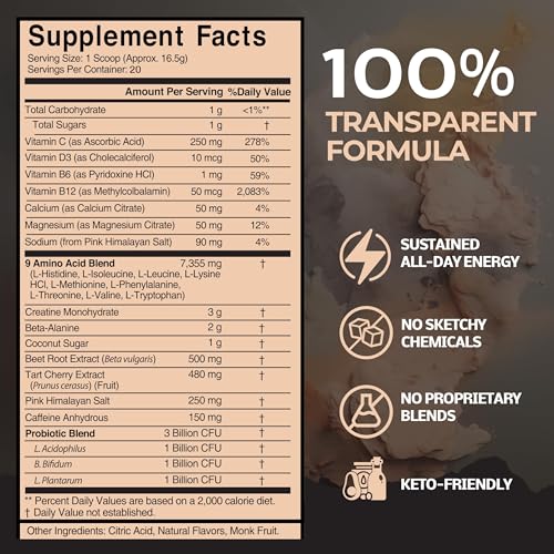 Image of Antidote Clean Pre-Workout Powder - Natural Energy & Focus Booster with Beetroot, Creatine & Beta-Alanine - No Artificial Additives - Vegan, Keto-Friendly Supplement - Wild Blueberry - 20 Servings