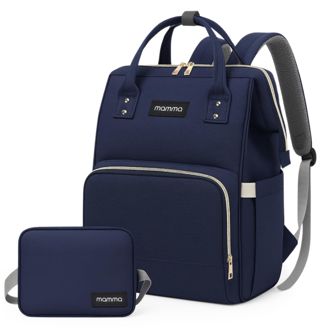MAMMA Baby Diaper Bags for Mom for Travel - Baby Bag, Backpack Diaper Bags for New Born Baby – Multifunctional Diaper Bag for Mothers for Travel, Mother Bag for Baby Travel
