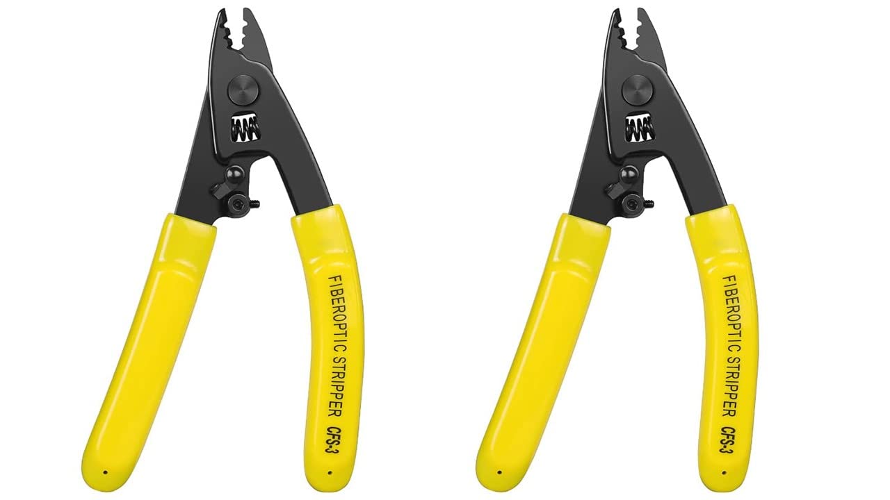 Syrolink CFS-3 High Precision Fiber Optical Stripper Wire Stripper Fiber Optical Cutter (Pack of 2)