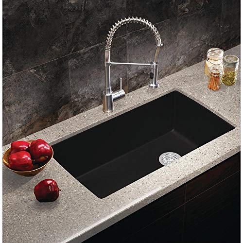 BLANCO-Anthracite-441768-DIAMOND-SILGRANIT-Super-Single-Undermount-Kitchen-Sink-335-X-185 BLANCO Anthracite 441768 DIAMOND SILGRANIT Super Single Undermount Kitchen Sink 335 X 185